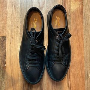 Good Man Black Leather Sneakers